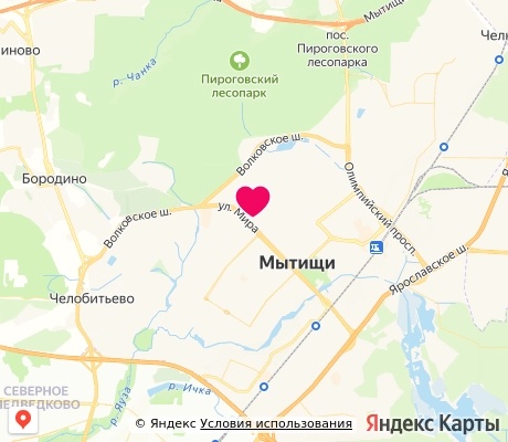 На карте