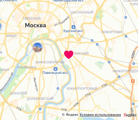 На карте