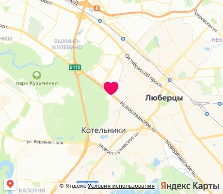 На карте