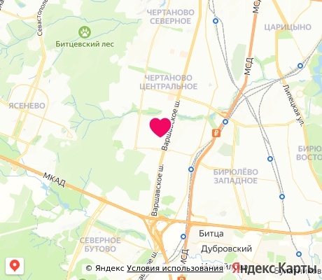 На карте