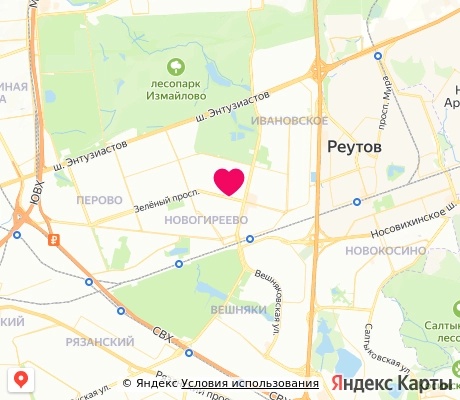 На карте