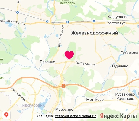 На карте
