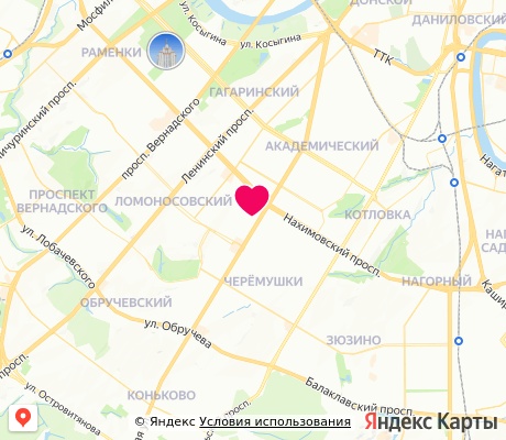 На карте