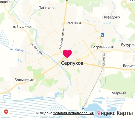 На карте