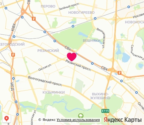 На карте