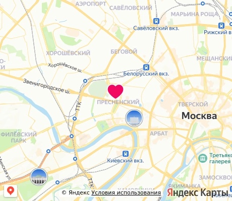 На карте