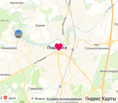 На карте