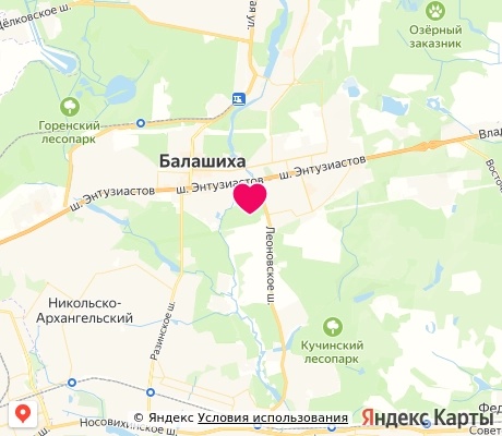 На карте
