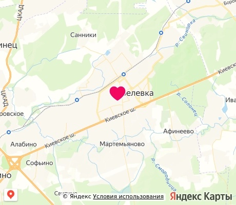 На карте