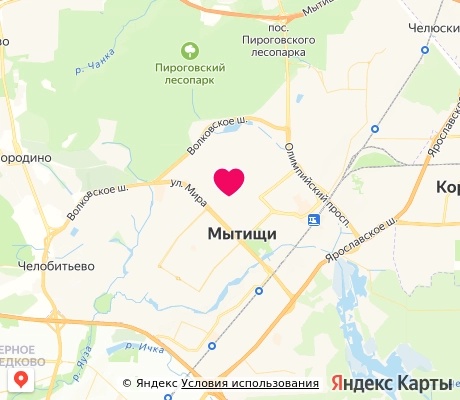 На карте