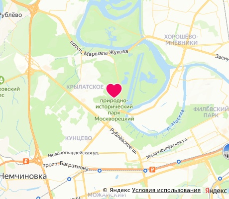 На карте