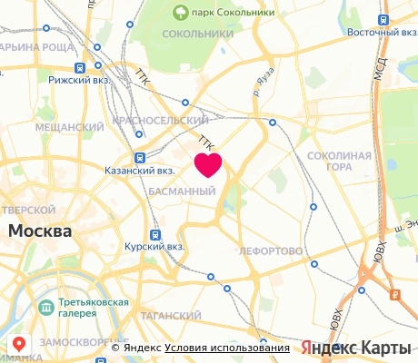 На карте