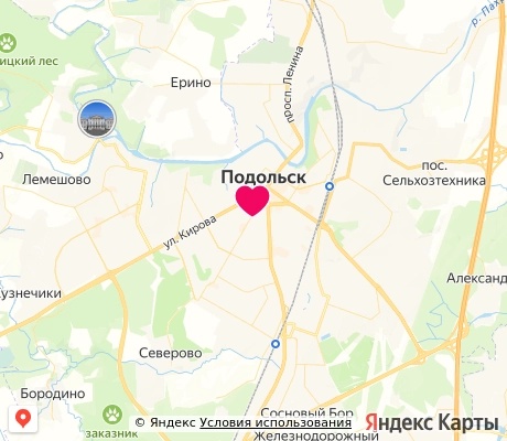 На карте
