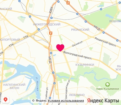 На карте