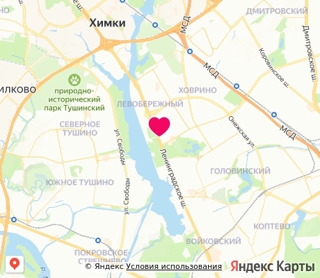 На карте