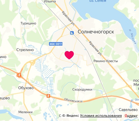 На карте