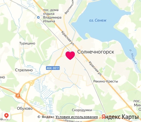 На карте