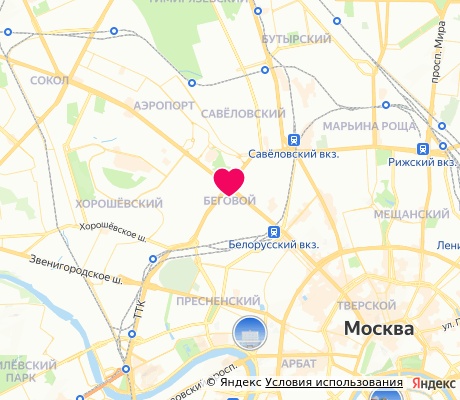 На карте