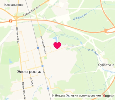На карте