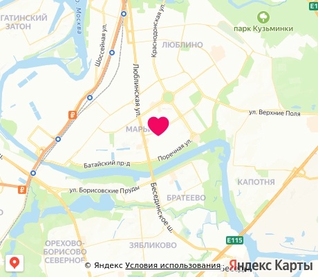 На карте