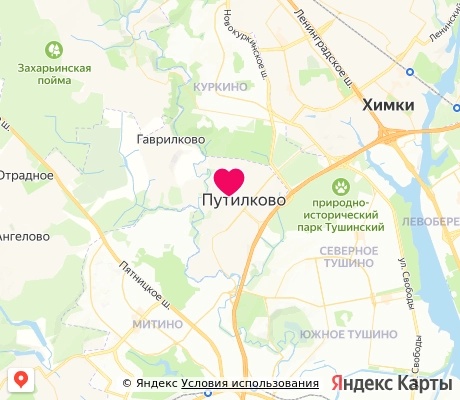 На карте
