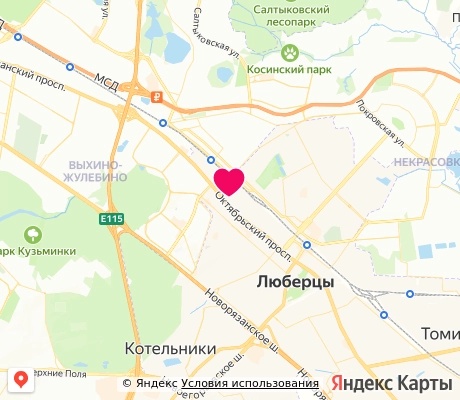 На карте