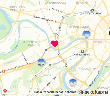 На карте