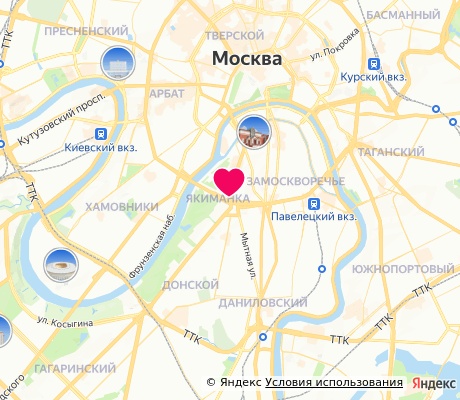 На карте