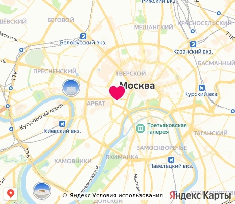 На карте