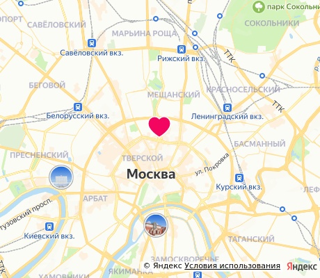 На карте