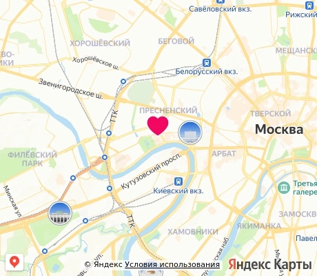 На карте