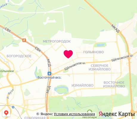 На карте