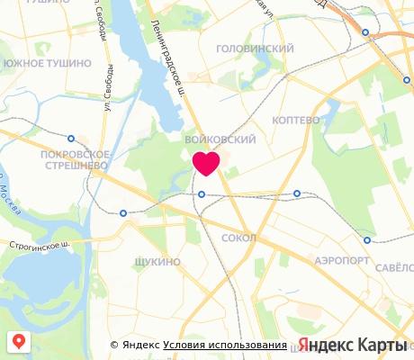 На карте