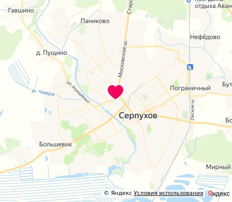 На карте