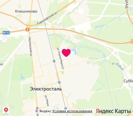 На карте