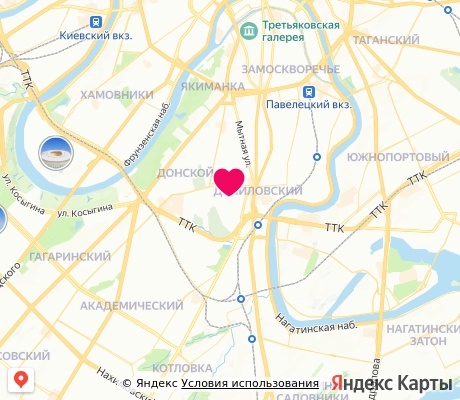 На карте