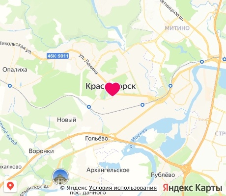 На карте