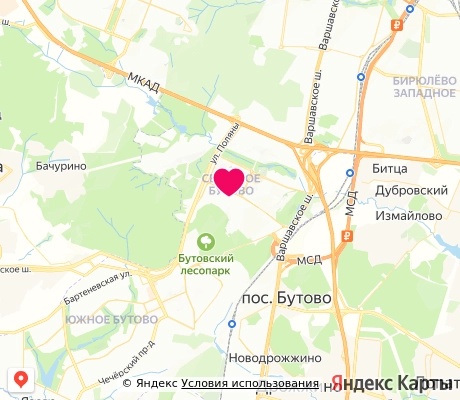 На карте