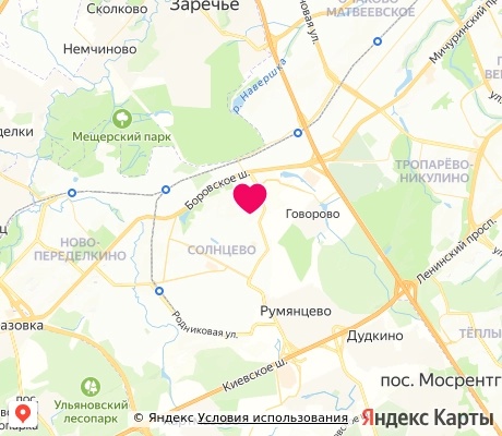 На карте