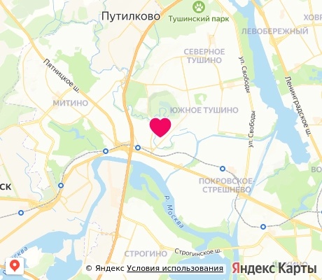 На карте