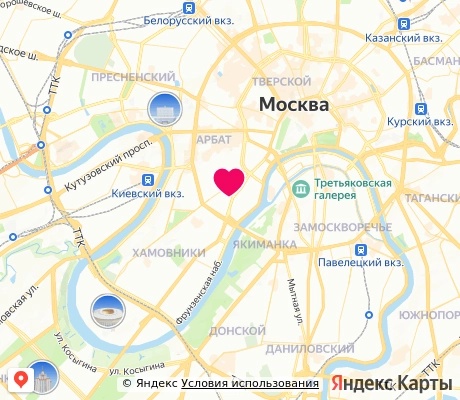 На карте