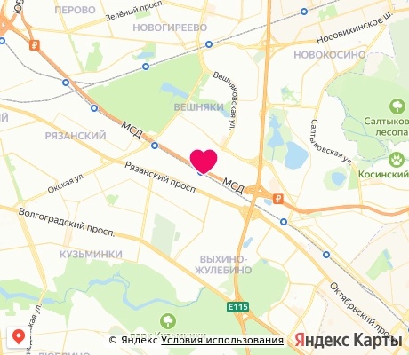 На карте