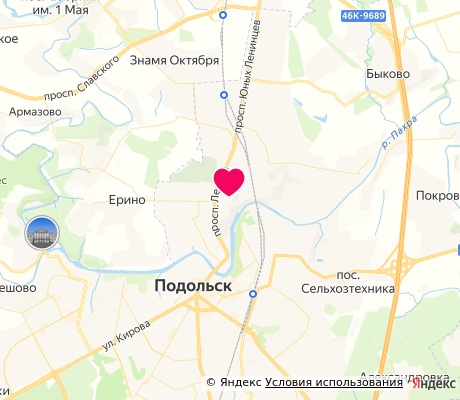 На карте