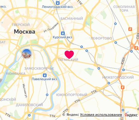 На карте