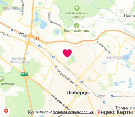 На карте