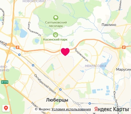 На карте