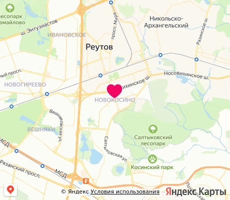На карте