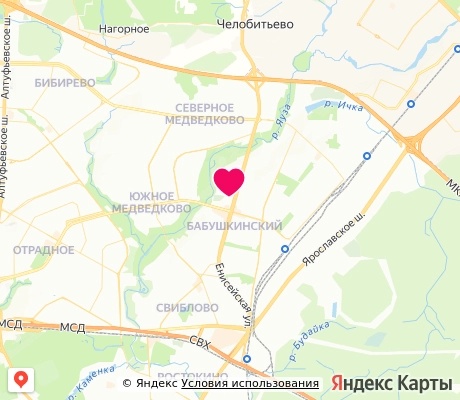 На карте