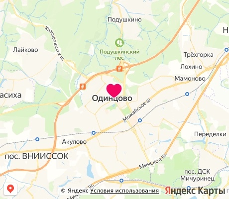 На карте