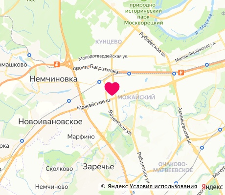 На карте